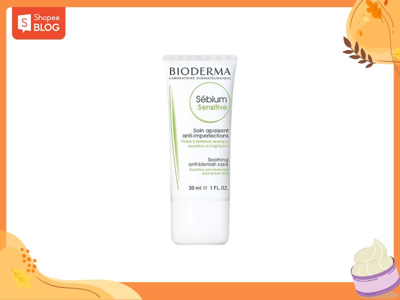 Kem dưỡng ẩm Bioderma Sébium Sensitive có nhiều thành phần lành tính, an toàn