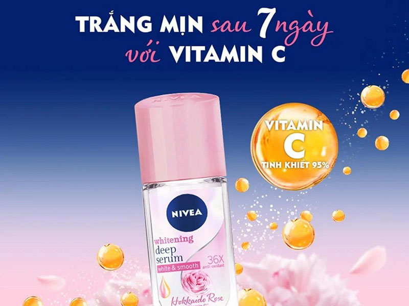 Lăn khử mùi Nivea có thể giúp vùng da dưới cánh sáng màu hơn sau 7 ngày