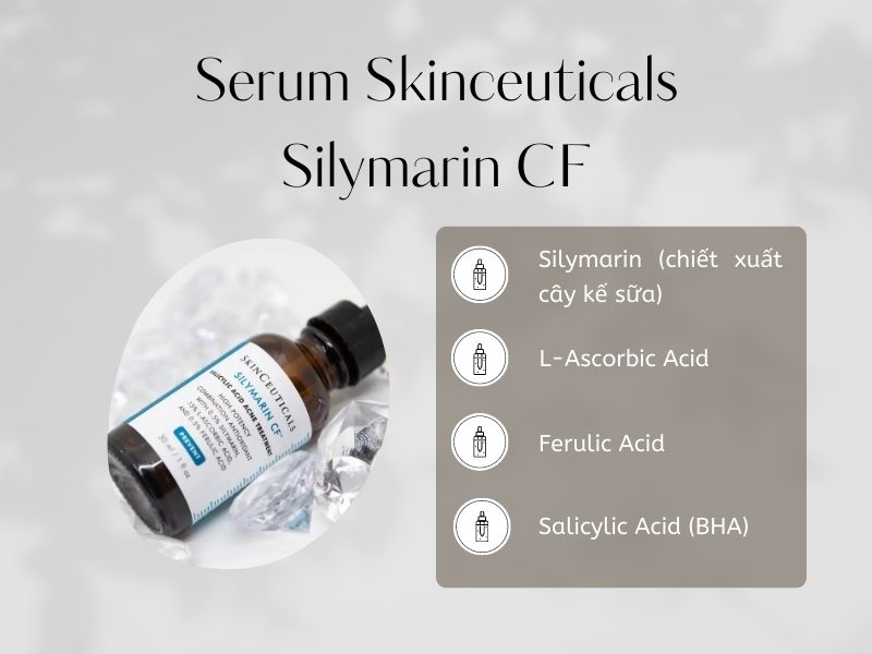Thành phần serum Skinceuticals Silymarin CF 