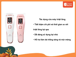 Công dụng máy triệt lông 