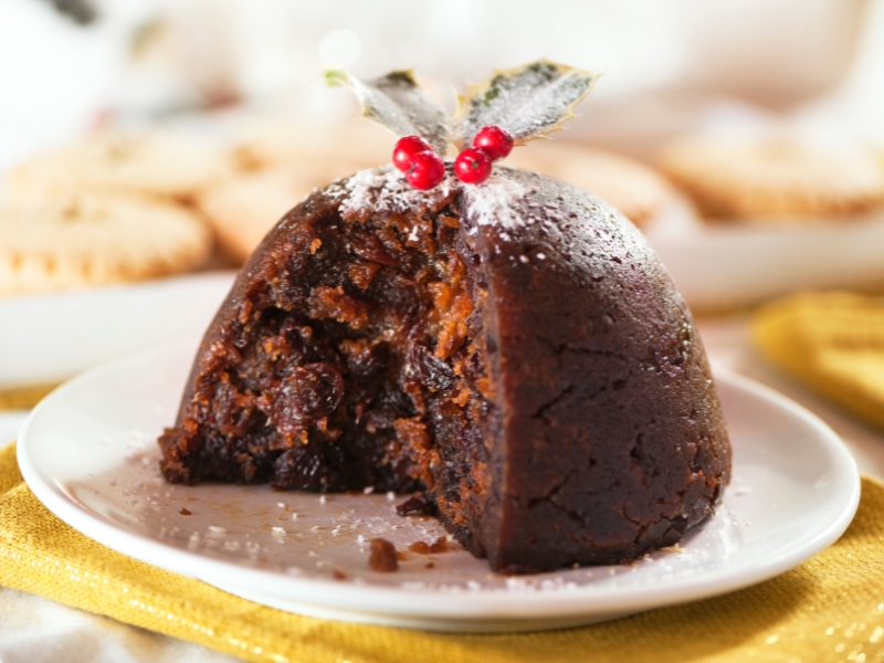 Bánh pudding trong lễ Giáng Sinh