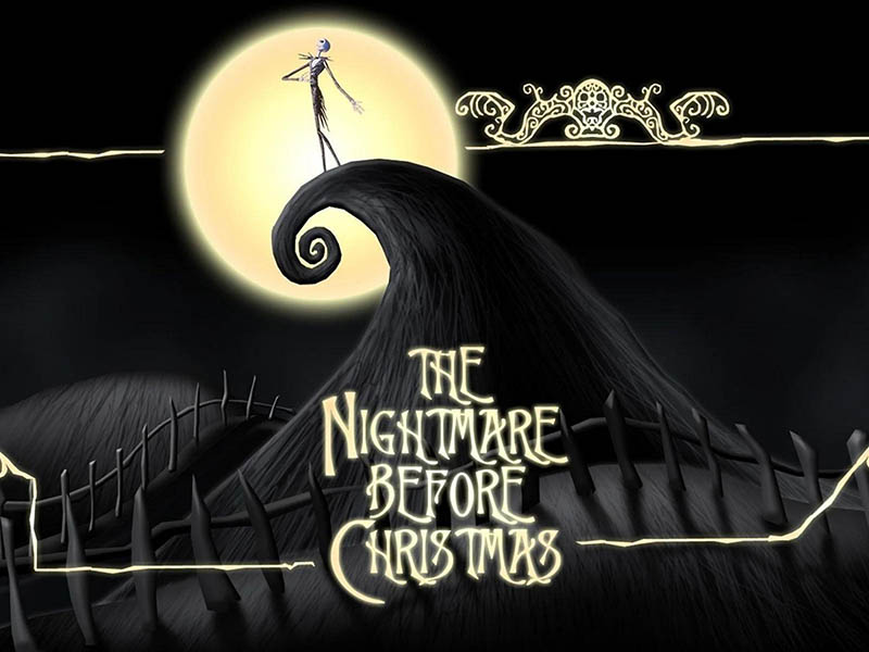 The Nightmare Before Christmas là bộ phim hoạt hình có màu sắc “u tối”