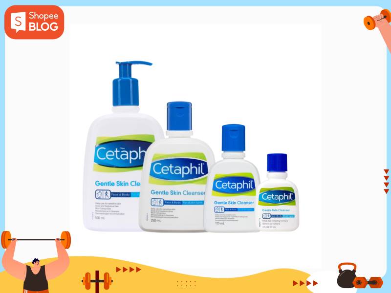 Sữa rửa mặt Cetaphil có thành phần đơn giản 