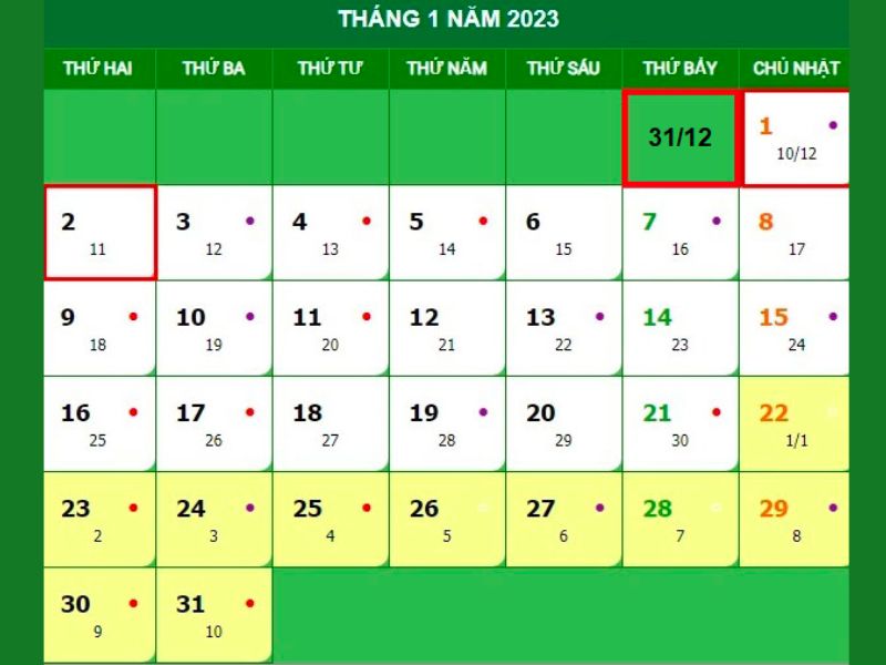 Viên chức nhà nước sẽ có tổng cộng 3 ngày nghỉ liên tiếp.