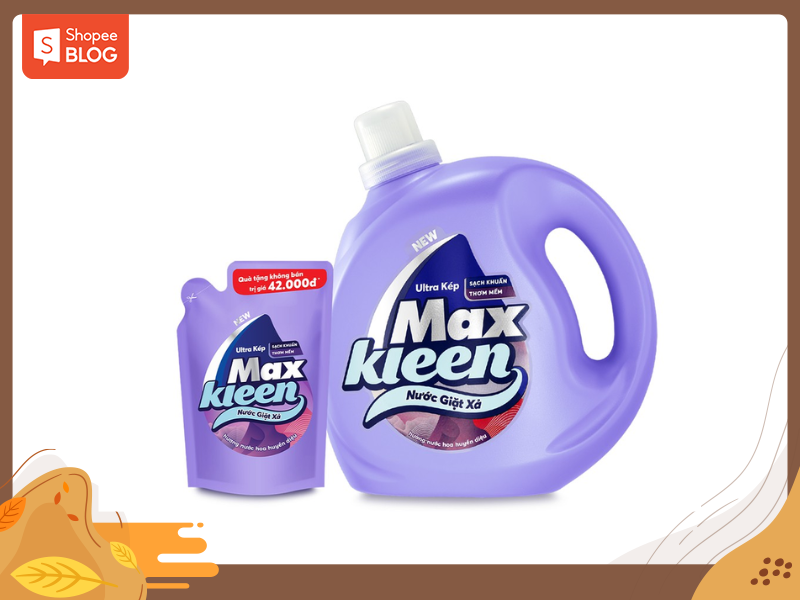 Nước giặt Maxkleen (Nguồn: Shopee Blog)