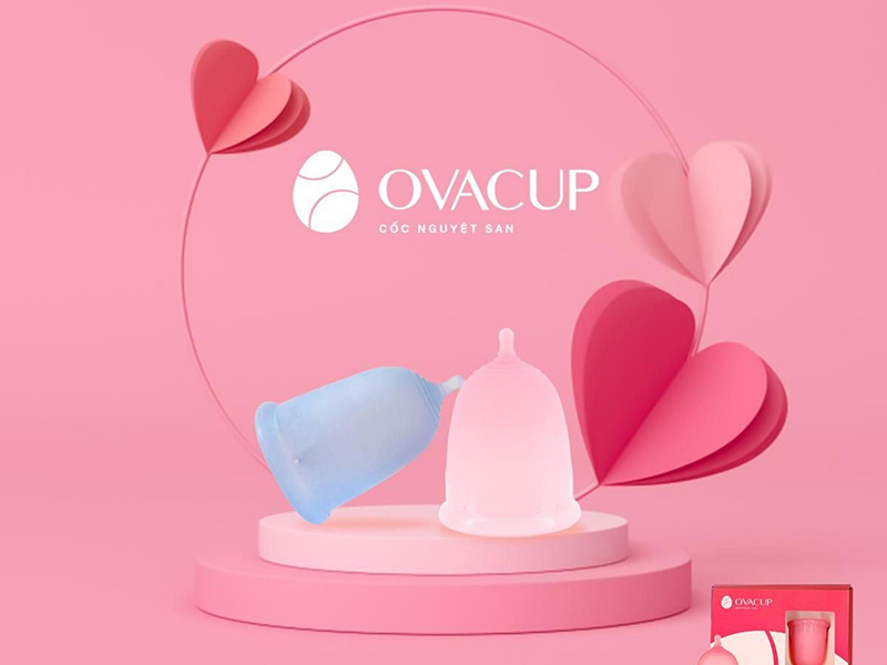 Cốc nguyệt san của Ovacup có thiết kế vừa vặn và phù hợp với hình thể của người Châu  Á 