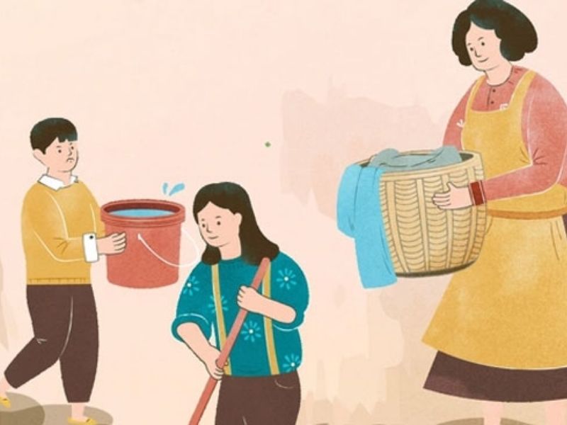Dọn nhà đón Tết (Nguồn: rada.vn)
