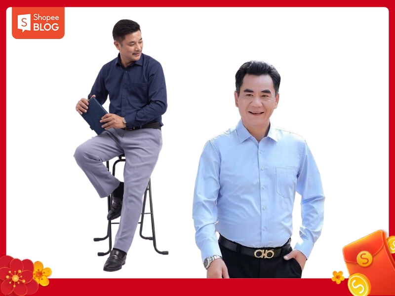 Áo sơ mi lịch lãm và sang trọng (Nguồn: Shopee Blog)