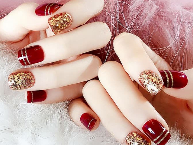 Top 13+ mẫu nail Tết trendy – Màu sơn móng tay đẹp 2024 - Shopee Blog