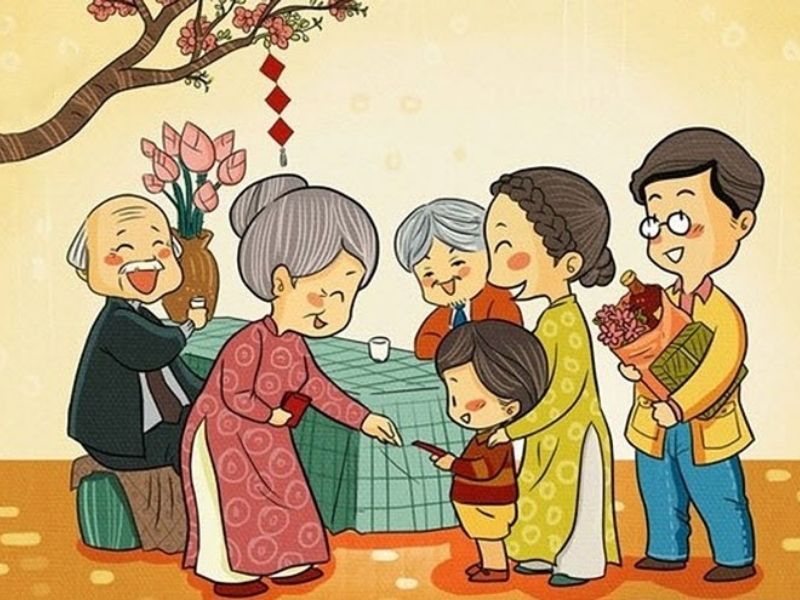 Lì xì đầu năm (Nguồn: toplist.vn)