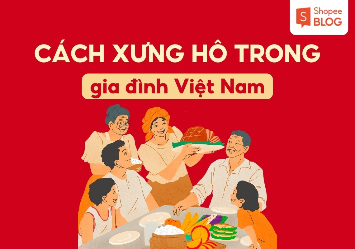 sơ đồ cách xưng hô trong họ hàng