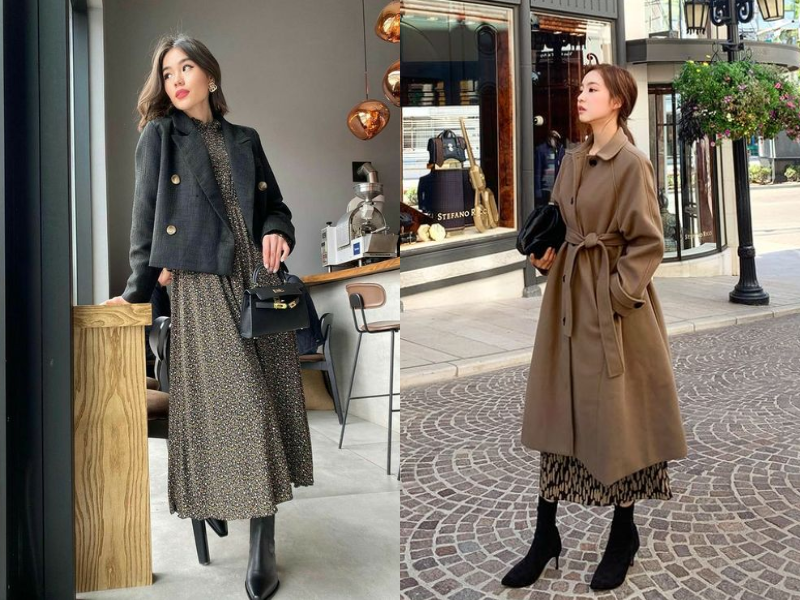 Chân Váy Dạ Tweed Chữ A - Chân váy | ThờiTrangNữ.vn