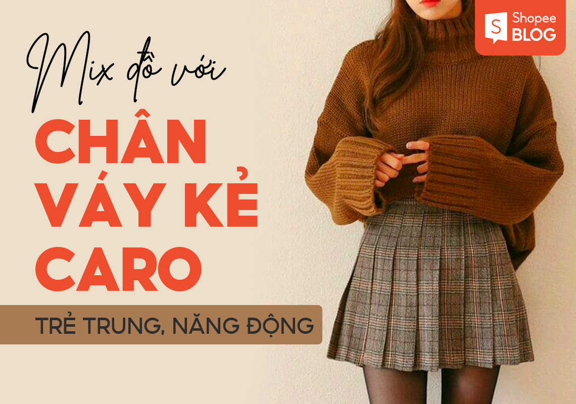 Mix đồ với chân váy kẻ caro mùa đông trẻ trung, năng động 11