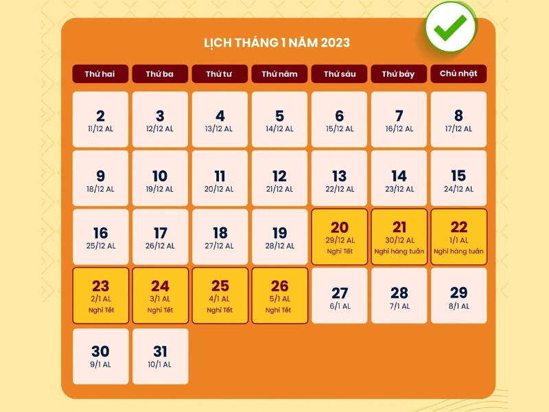 Hai phương án nghỉ Tết Âm lịch 2023 (Nguồn: xaydungchinhsach.chinhphu.vn)