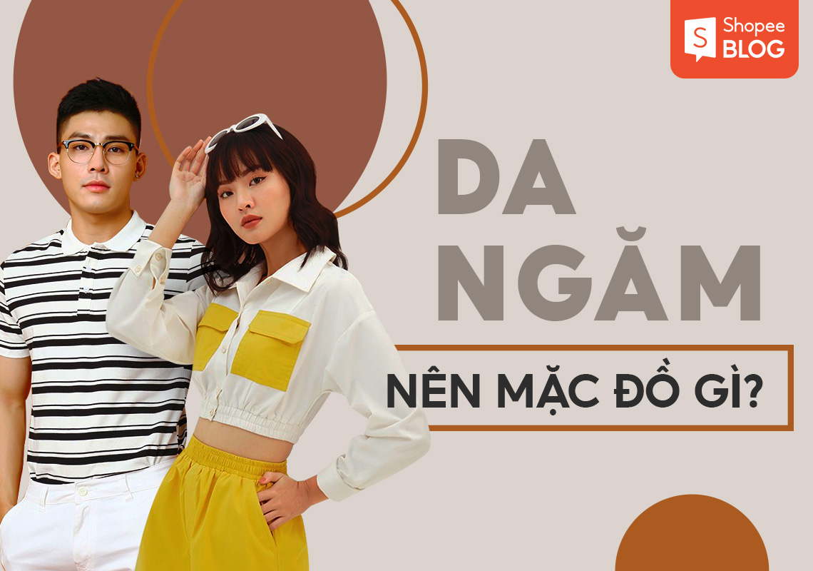 Da ngăm đen mặc váy đầm dự tiệc màu gì