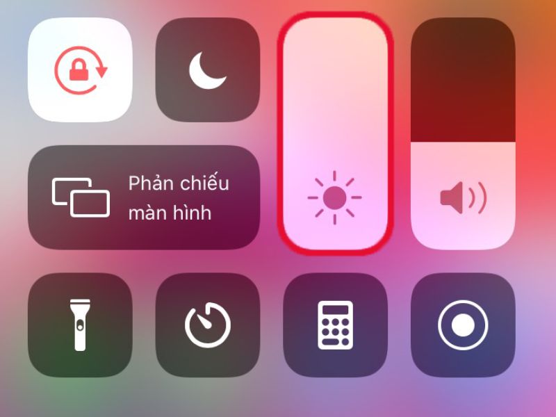 Điều chỉnh độ sáng màn hình (Nguồn: viendidong.com)