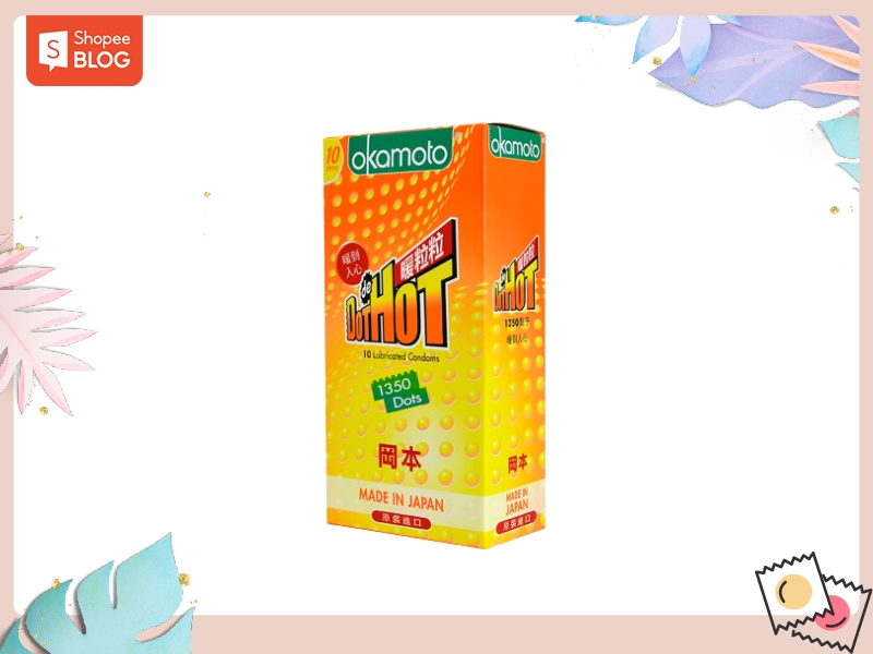 Bao cao su Okamoto Dot De Hot (Nguồn: Shopee Blog)