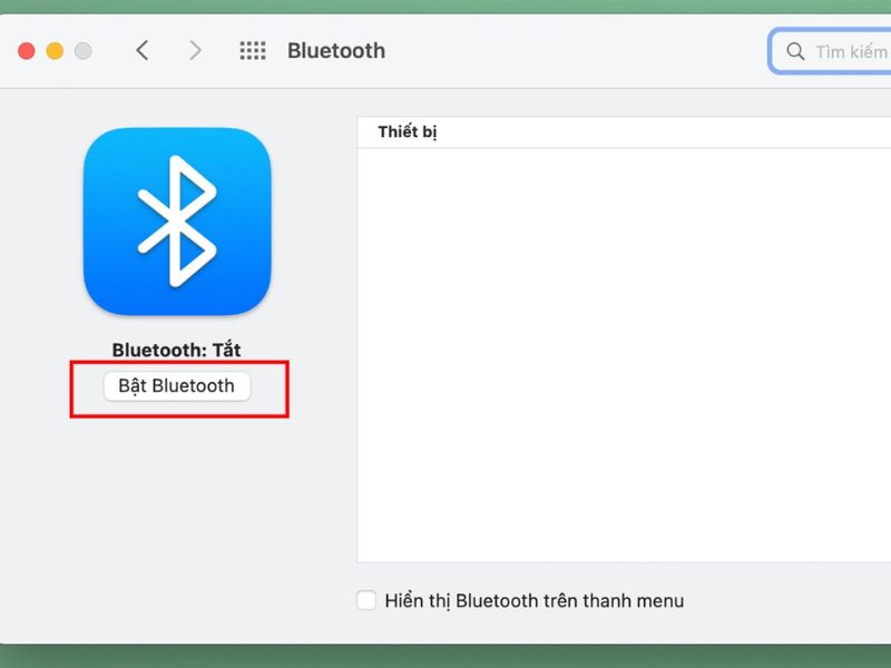 Mở Bluetooth (Nguồn: tinhte.vn)
