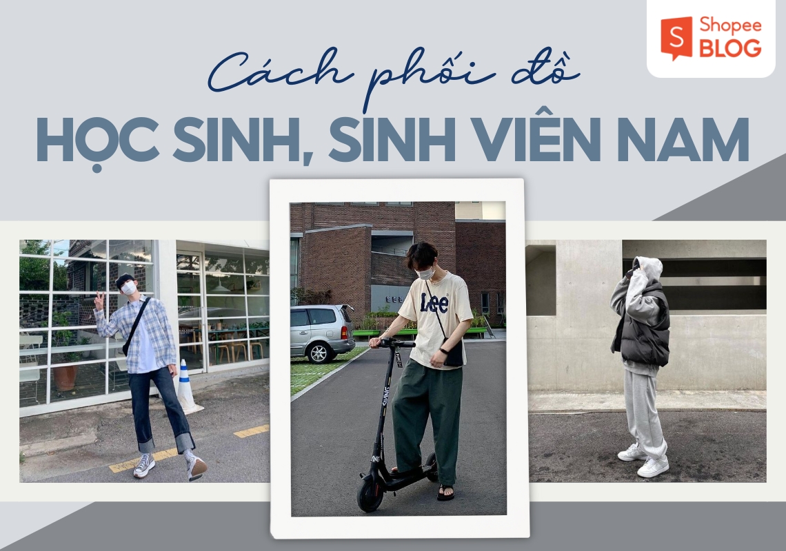 cách phối đồ nam học sinh