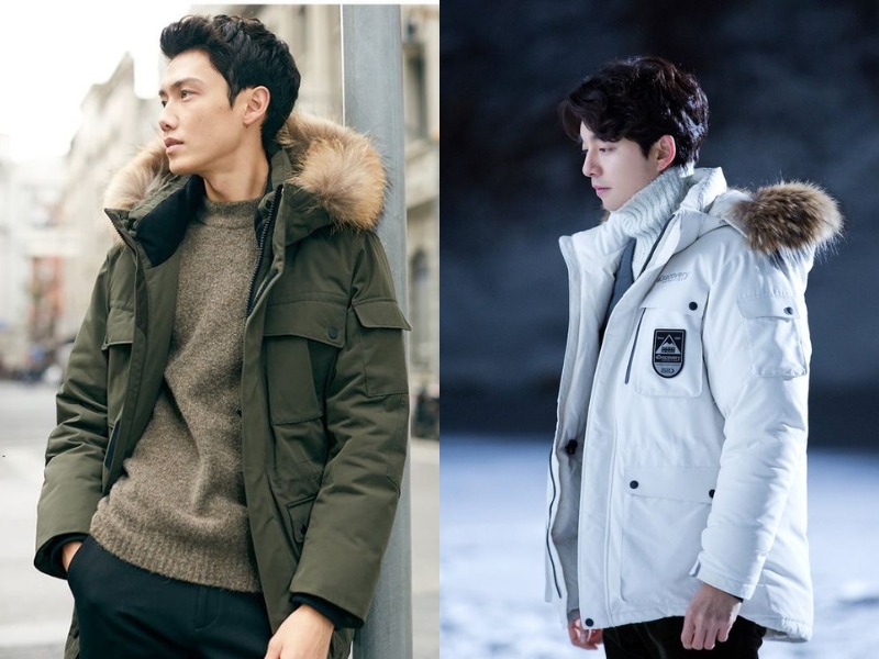Áo khoác Parka là set đồ cool ngầu trong mùa đông cho các bạn nam (Nguồn: Shopee Blog)