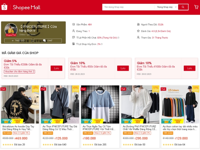 Shop Taobao order đồ nam trên Shopee (Nguồn: Shopee Blog)