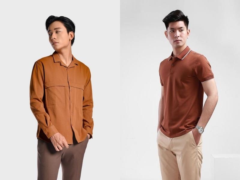 Màu cam cháy là màu các bạn da ngăm nên chọn (Nguồn: Shopee Blog)