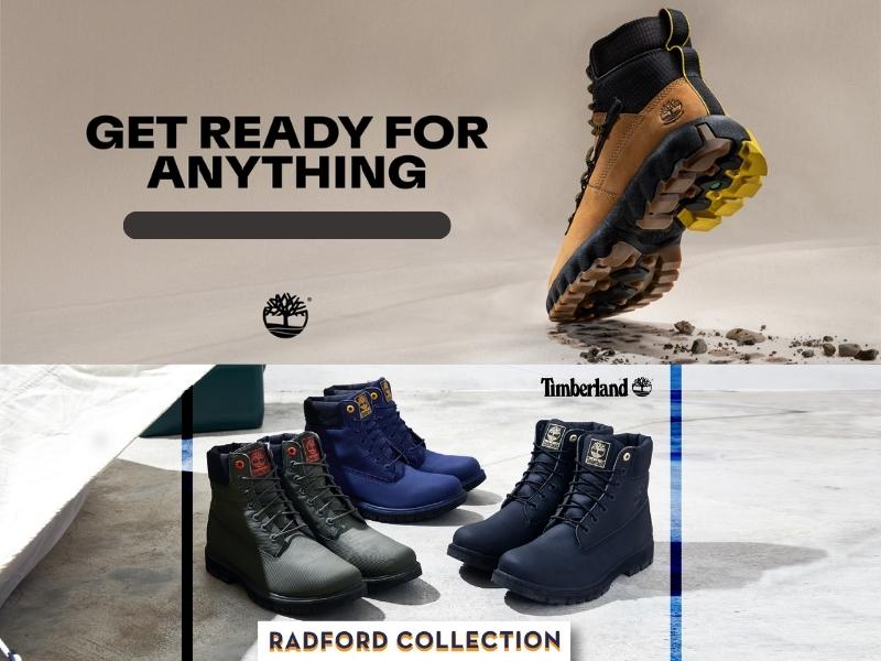 Timberland nổi tiếng với những đôi boot chống thấm nước (Nguồn: shopee.vn)