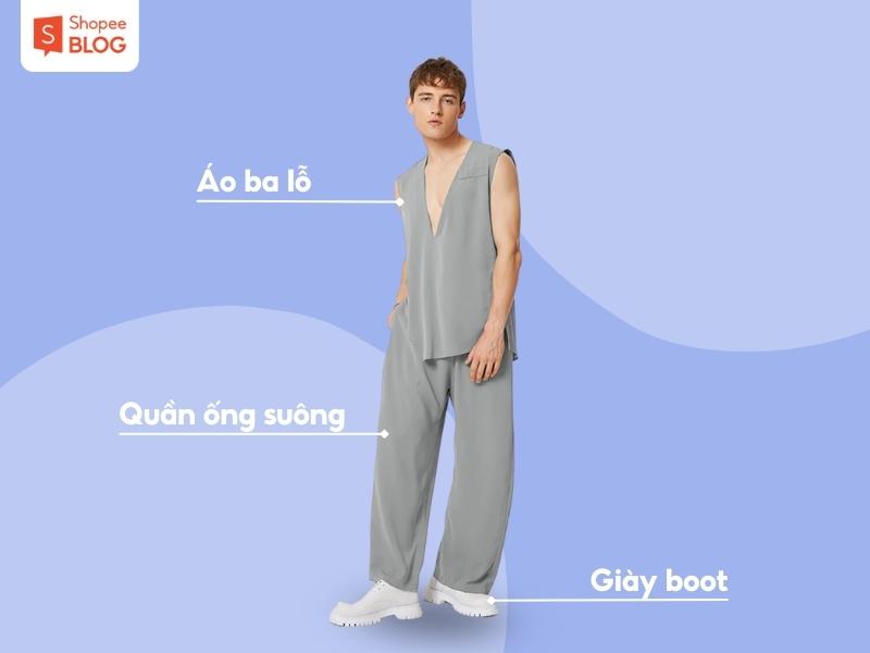 Quần ống suông nam là item bạn nên có trong mùa hè này