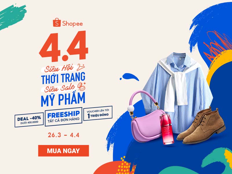 Deal -40%, Dưới 400.000Đ - Freeship Tất Cả Đơn Hàng - Voucher Lên Tới 1 Triệu