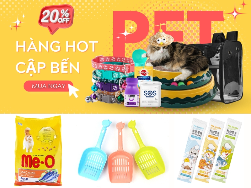 Shop bán đồ cho chó mèo iPet Shop (Nguồn: Shopee Blog)