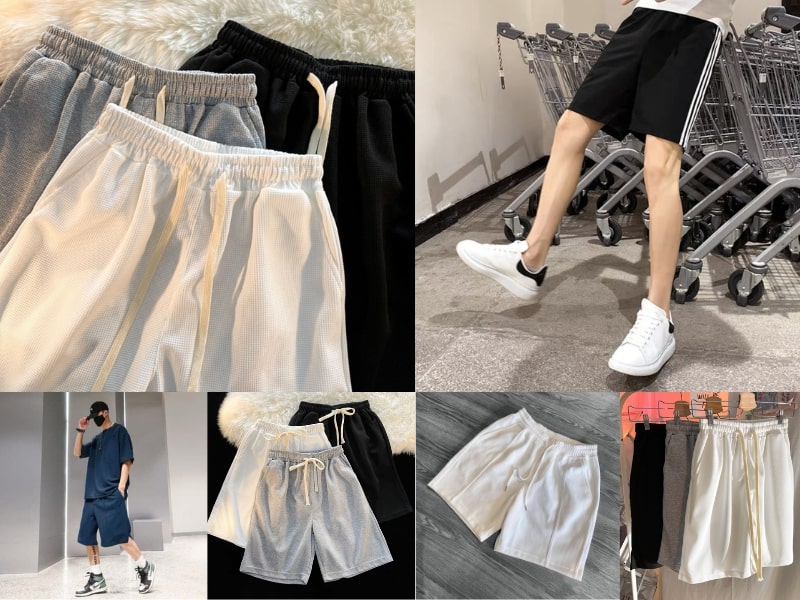 Quần short của Larley Store chủ yếu sử dụng chất liệu cotton thoáng mát (Nguồn: Shopee Blog) 