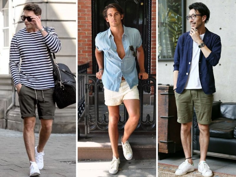 Phối đồ với quần short nam đúng cách sẽ giúp các chàng trai có sức hút hơn (Nguồn: styleturner.co)