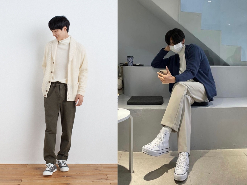 Gợi Ý 15+ Cách Phối Đồ Với Cardigan Nam Thanh Lịch, Cuốn Hút - Blog Mua Sắm