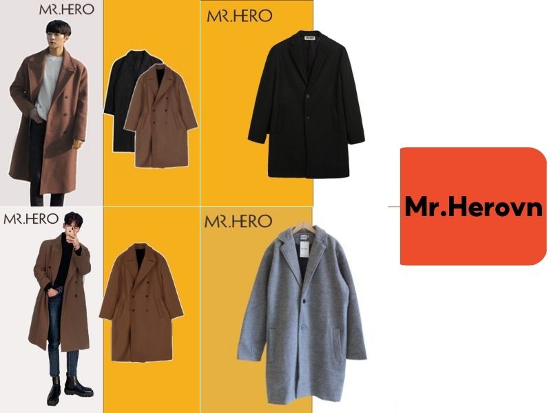 Áo măng tô nam Mr.Herovn (Nguồn: Shopee)