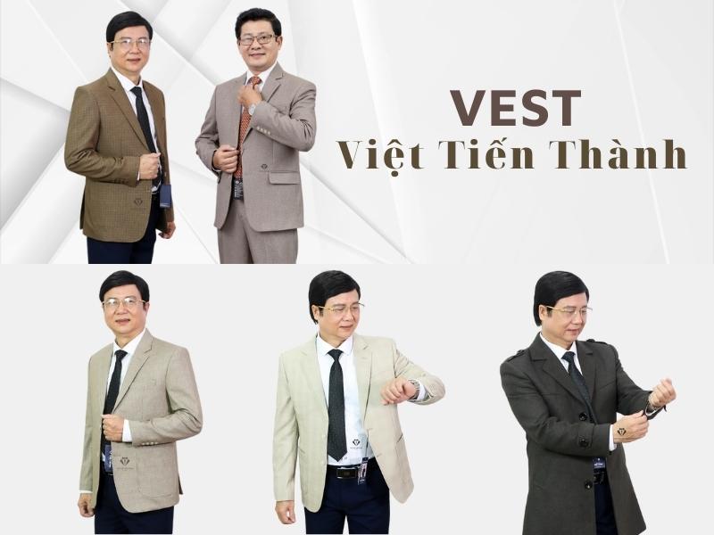 Các mẫu áo vest trung niên của Vest Việt Tiến Thành