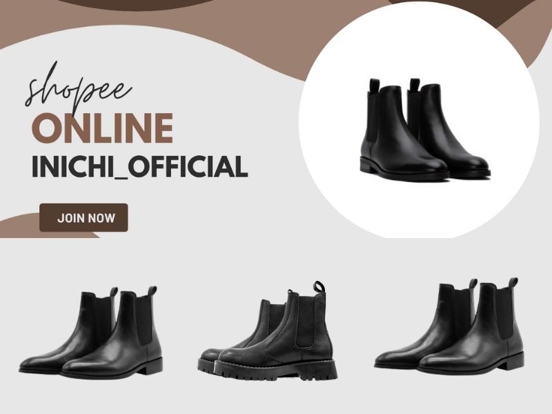 Inichi Official mang đến những mẫu giày chelsea boot dành cho học sinh, sinh viên (Nguồn: Inichi Official) 