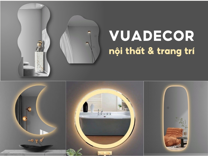 Shop VUADECOR chuyên bán gương trang trí (Nguồn: Shopee Blog)