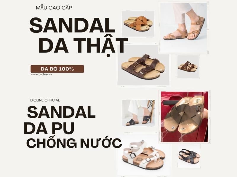 Sandal đế trấu đến từ thương hiệu BIOLINE (Nguồn: shopee.vn)