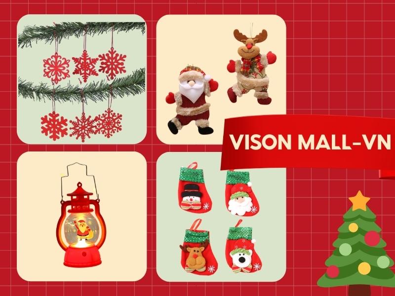 Shop Vision.vn có những đồ trang trí cây thông nào đẹp? (Nguồn: Shopee Blog)