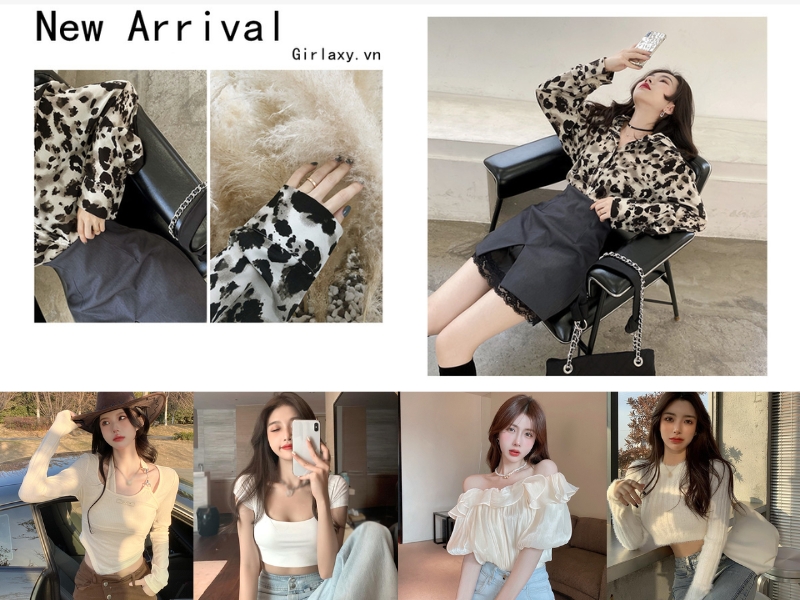 girlaxy.vn có rất nhiều mẫu mã đa dạng trên Shopee (Nguồn: Shopee Blog)