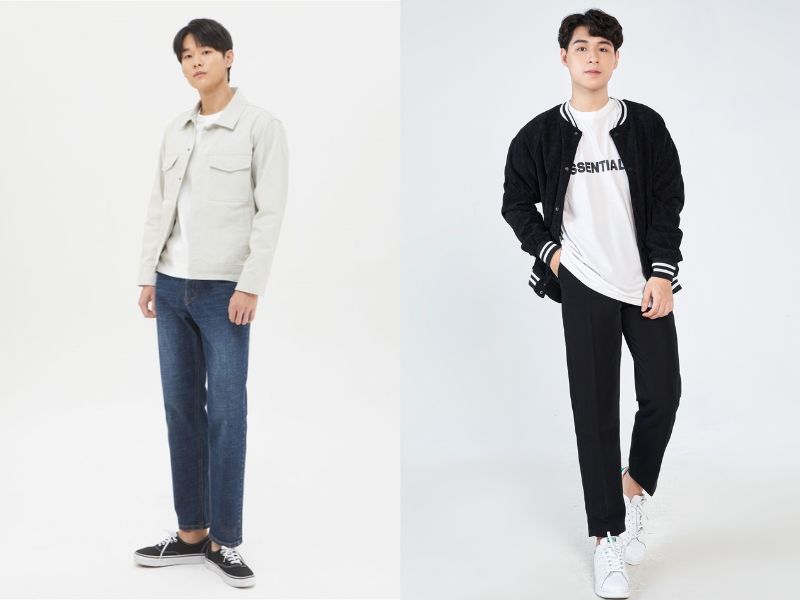 Áo khoác phù hợp phối cùng quần baggy (Nguồn: JBAGY Menswear)