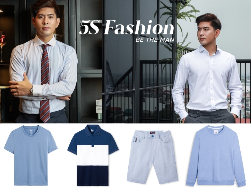 Thương hiệu thời trang nam 5S Fashion (Nguồn: Shopee Blog)