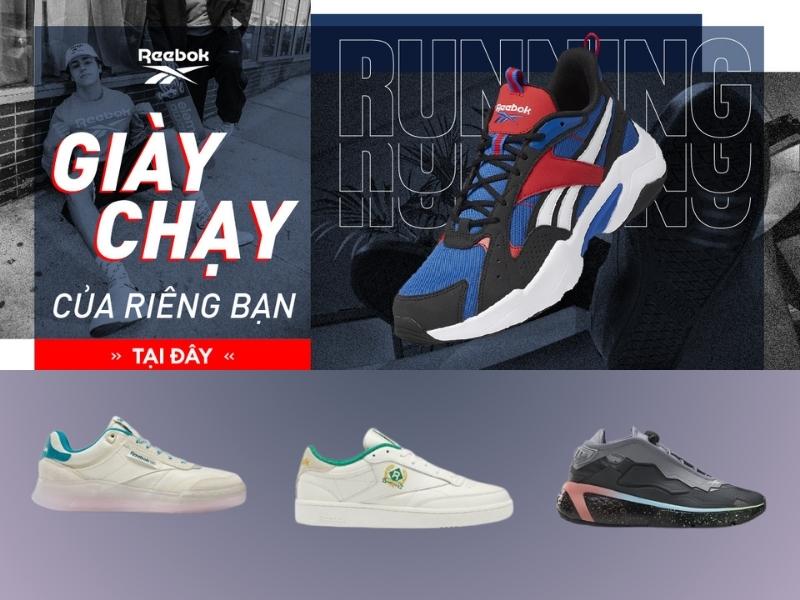 Reebok nổi tiếng với những mẫu sneaker thể thao, cá tính (Nguồn: Shopee)