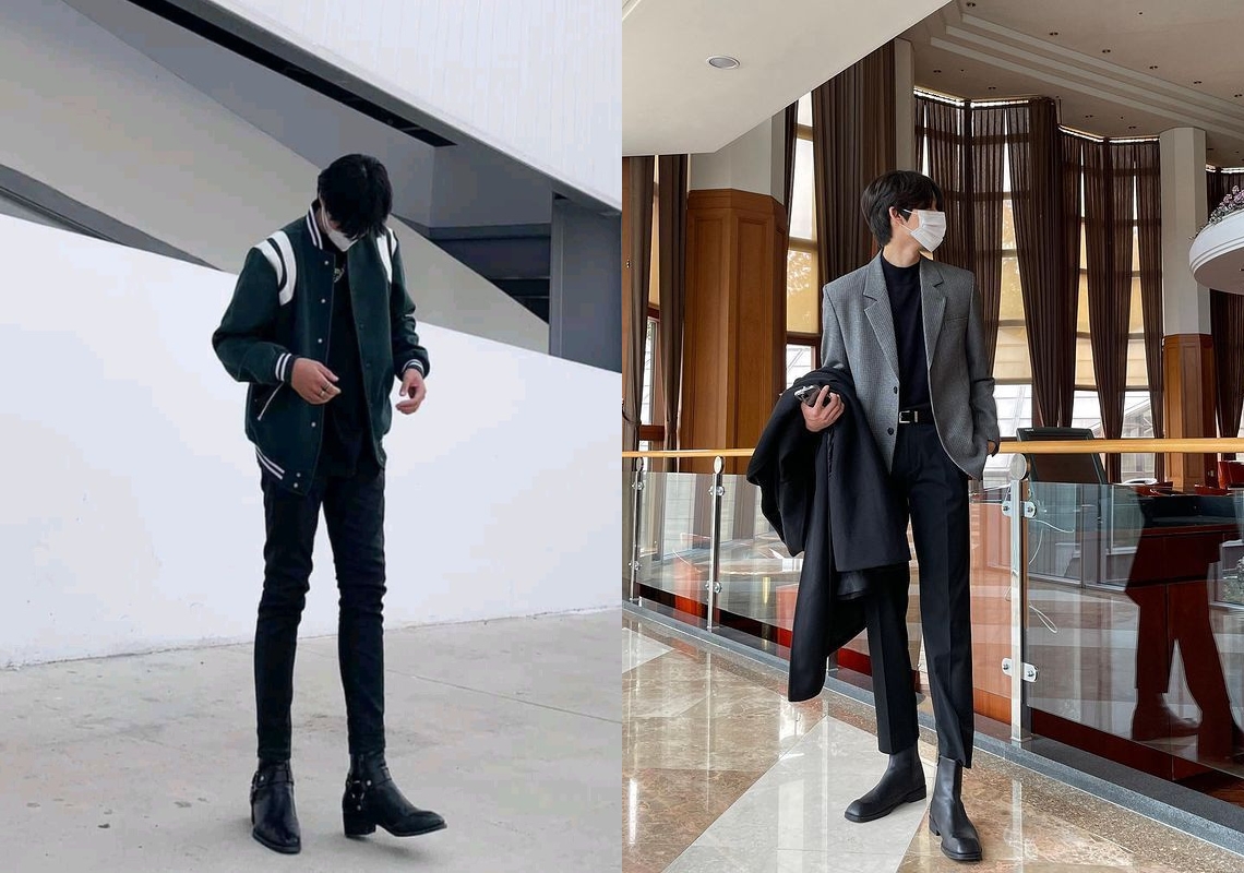 phối đồ với chelsea boot nam