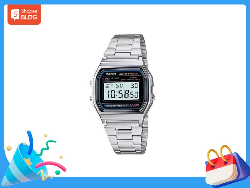 Đồng hồ Casio A158WA-1DF