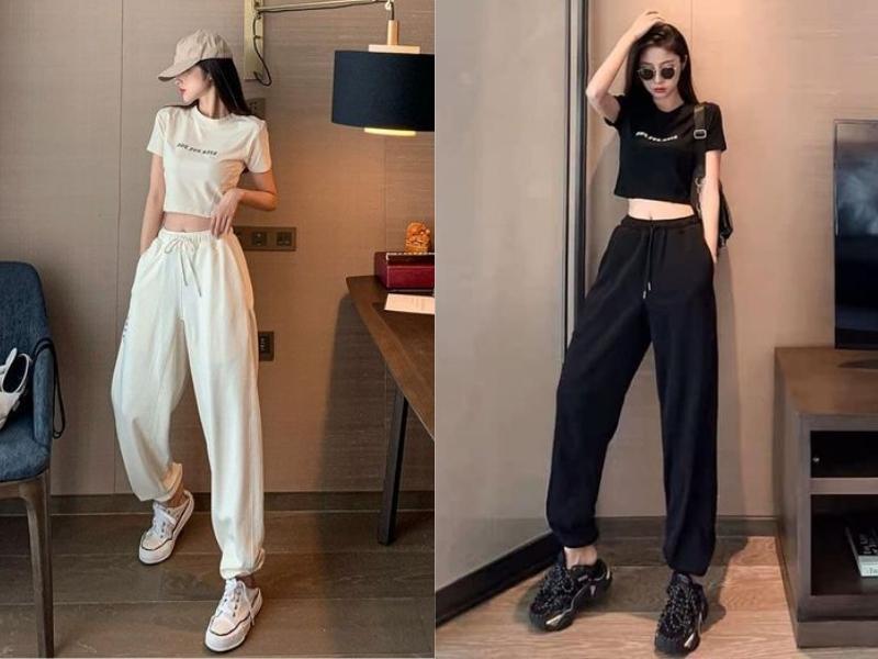 Áo croptop rất thích hợp sử dụng để phối đồ nữ mùa hè (Nguồn: yesstyle.com và Eirlys Ryu)