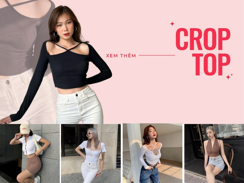 Áo croptop Toptify được nhiều bạn trẻ ưu  (Nguồn: Shopee Blog)