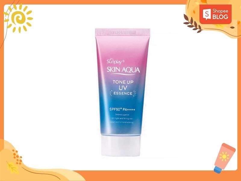 Kem chống nắng Nhật Bản Sunplay Skin Aqua Tone Up có chất lượng tốt với giá cả phải chăng (Nguồn: Shopee Blog)