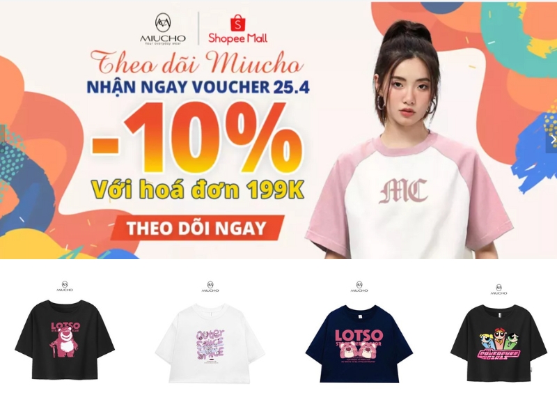 Những chiếc áo croptop form rộng luôn thích hợp cho các bạn phóng khoáng (Nguồn: Shopee Blog)