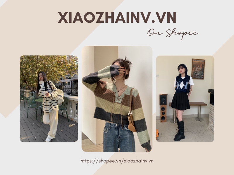 Xiaozhainv mang đến những mẫu áo len hiện đại, đa dạng (Nguồn: Xiaozhainv)